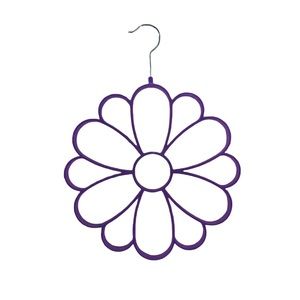 Whitmor Flocked Flower Scarf Hanger